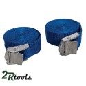 Correas de amarre con hebilla, 30mmx2,5m, 2pzas