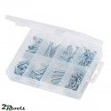 Juego de tornillos autorroscables cabeza plana
