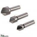Brocas avellanadoras HSS, 3 pzas