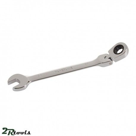 Llave combinada con carraca articulada, 10mm