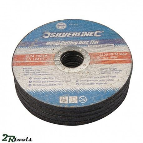 Discos planos para corte de metal , 10 piezas (pequeño)