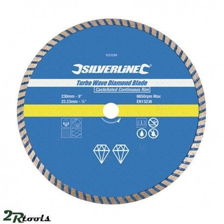 Disco de corte diamantado TURBO WAVE 230 mm