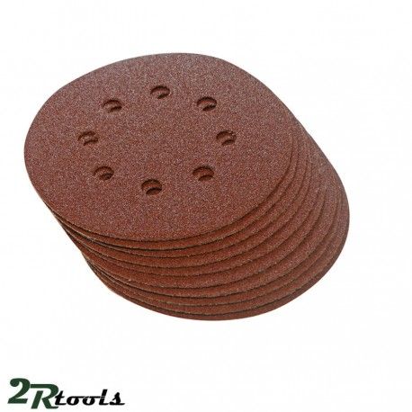 Discos de lija perforados autoadherentes 115 mm, grano 60